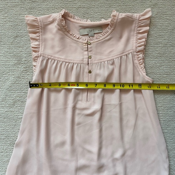 Loft Pink XSP Sleeveless Blouse - Picture 5 of 5